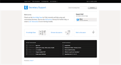 Desktop Screenshot of help.thesecretary.org